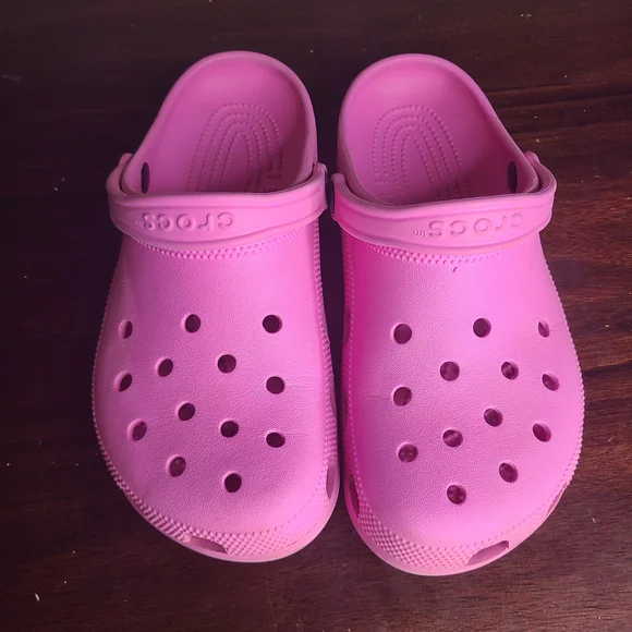 Crocs Kids Pink Clogs - Picture 2 of 4